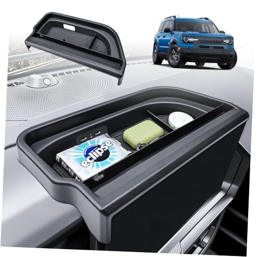 Dash Storage Tray Compatible with 2025 2026 Ford Bronco Sport Interior