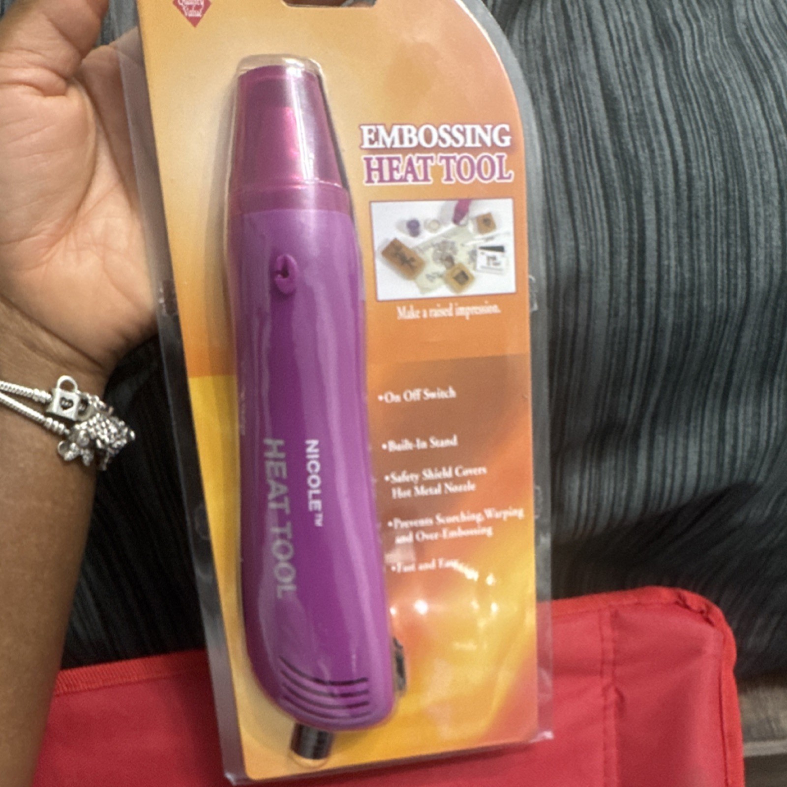 Nicole STE 2000 Embossing Heat Tool, Purple