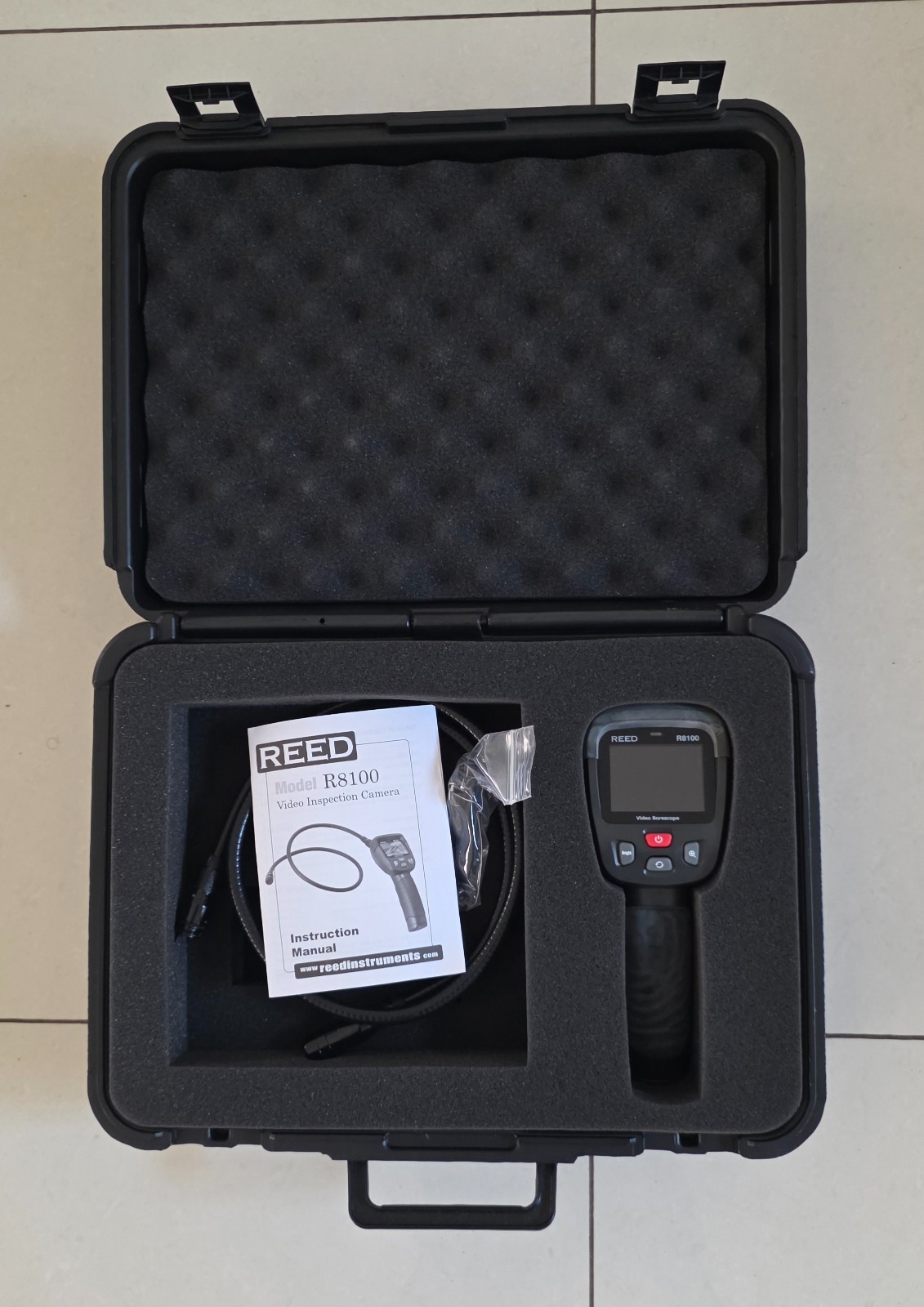 🔥 SPECIAL OFFER 🔥 REED R8100 Video Inspection Camera Digital Borescope 2.4" LC