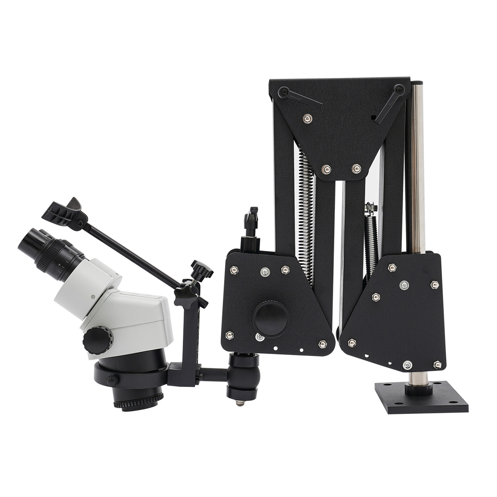 Jewelry Microscope Stand Mirror Micro Stand Multi-Directional Continuous Zoom US