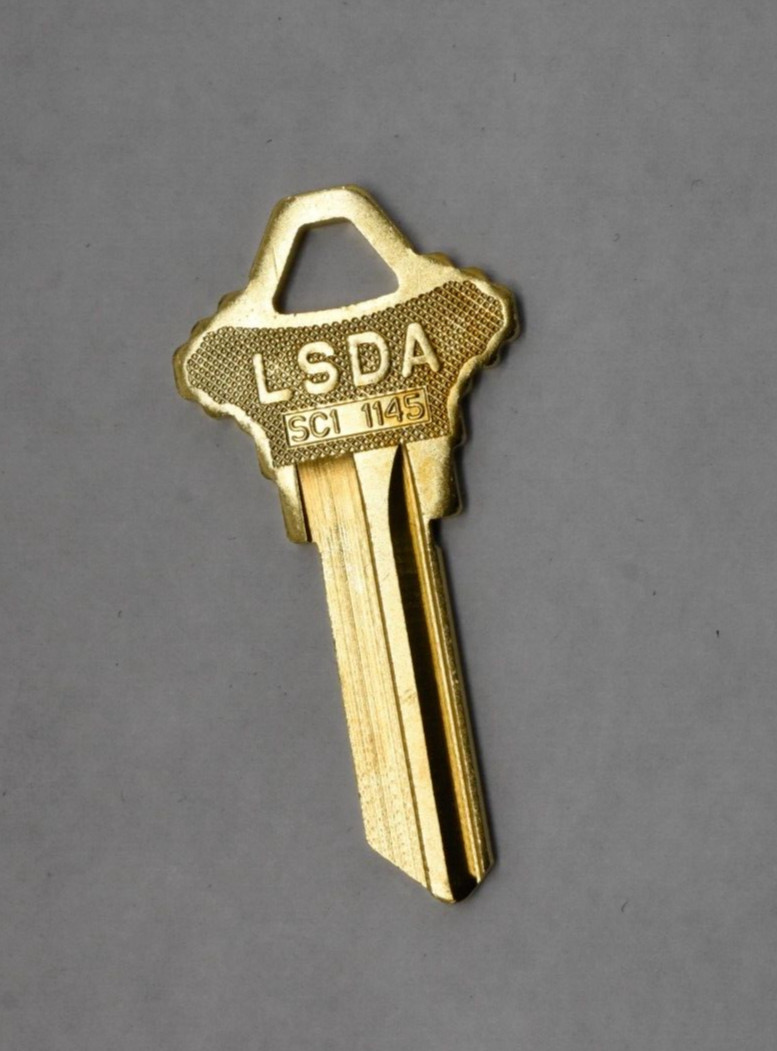 LSDA Key Blanks for Locksmith 99 Schlage SC4 1145 Brass Restricted Blank Key