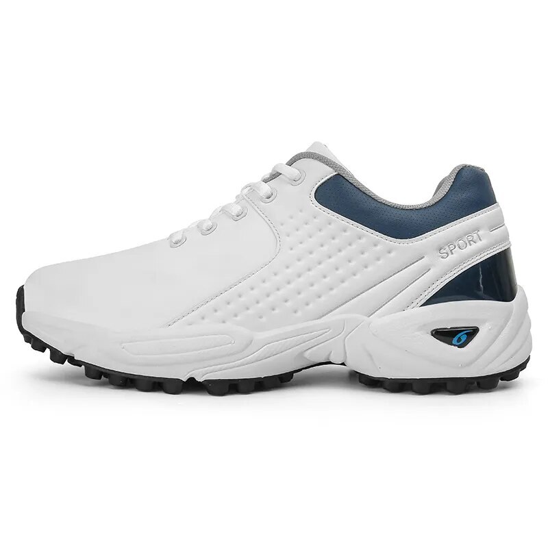 Men's Lace-up Golf Shoes Comfortable Outdoor Waterproof Non-slip Walking Shoes