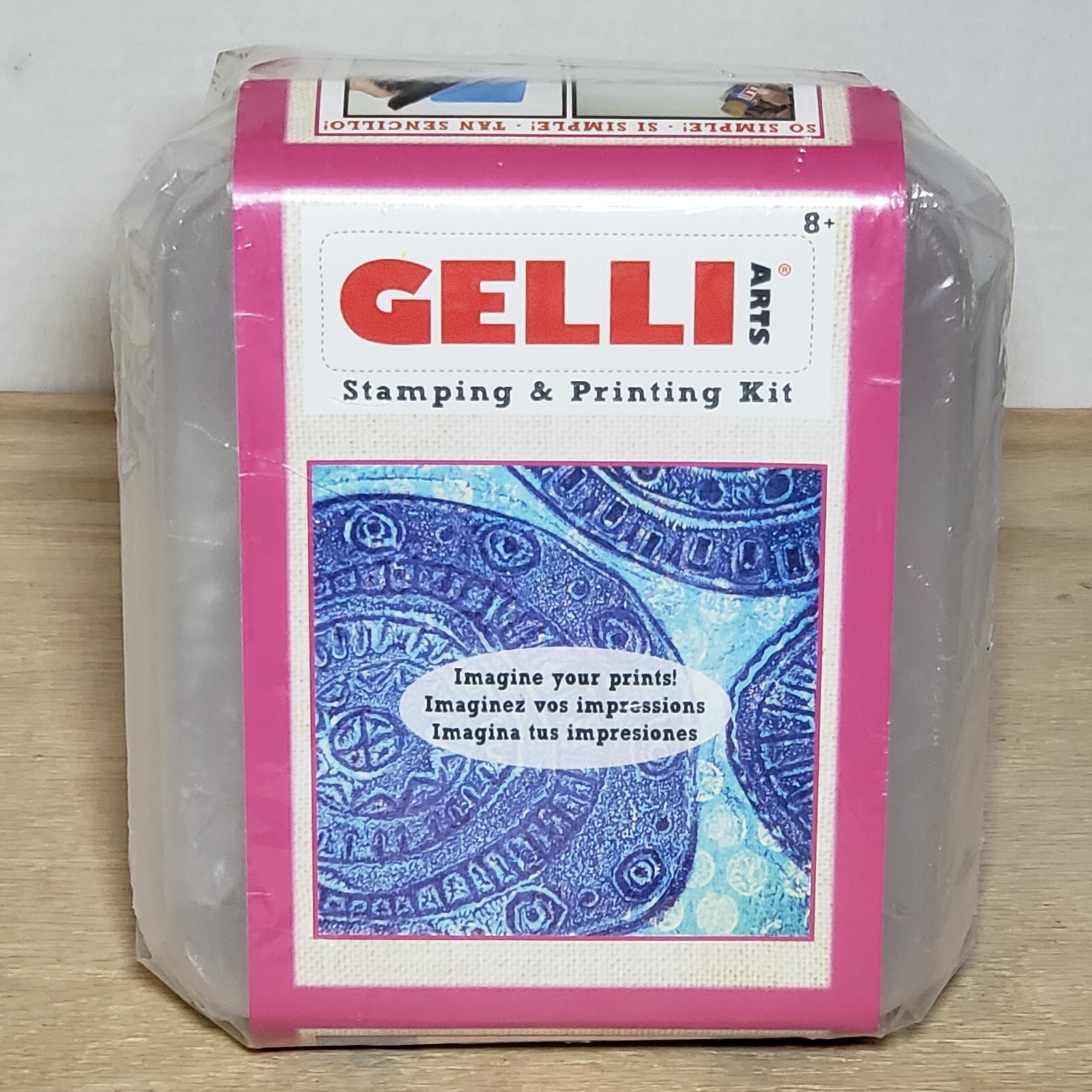 Gelli Arts Stamping & Printing All in One DIY Craft Set with Gel Printing Plate