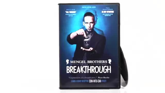 BREAKTHROUGH DVD BY JOHANNES MENGEL BROTHERS MAGIC COIN IN CAN TRICKS CLOSE UP