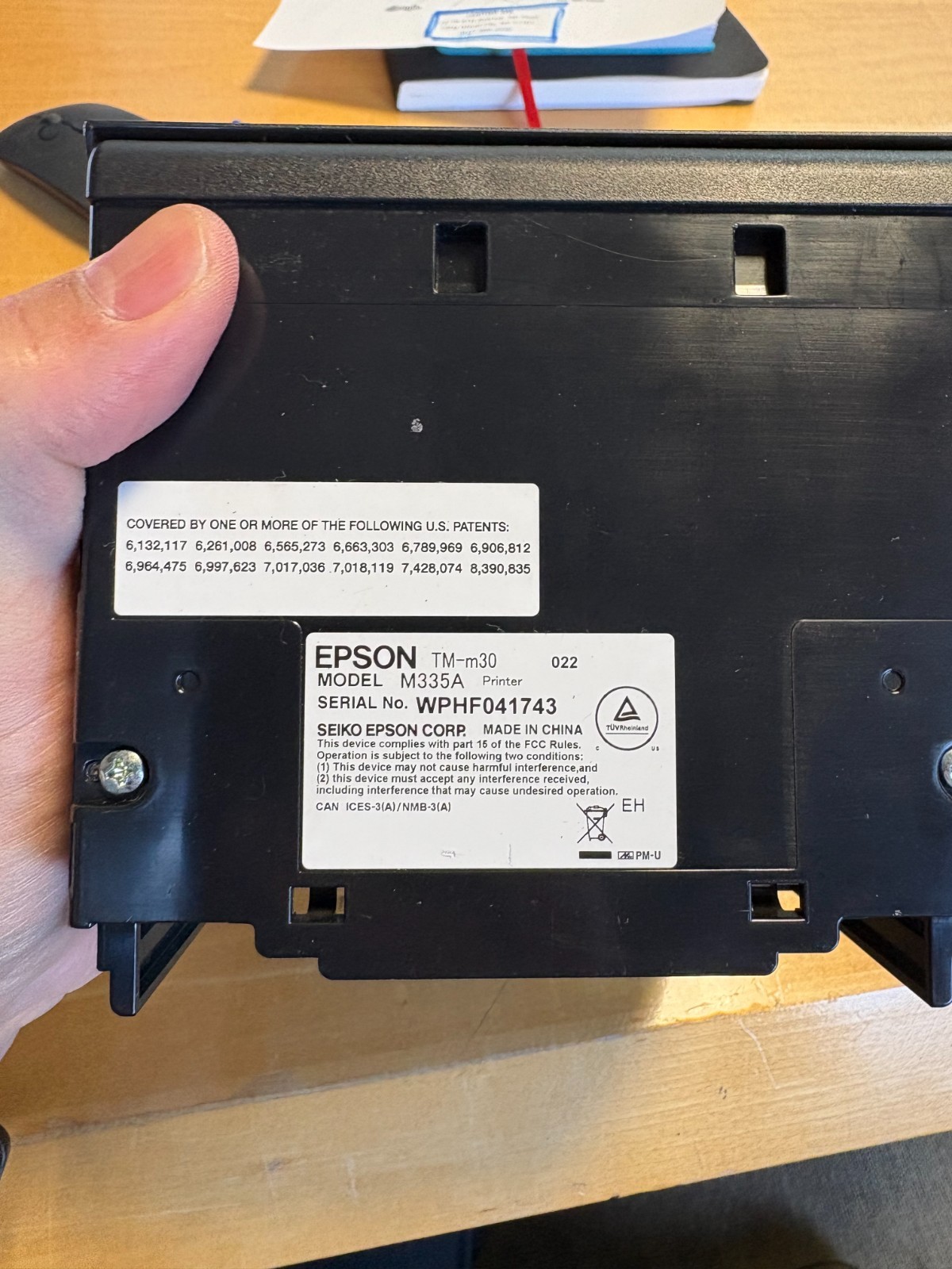 Epson TM-m30 Thermal Receipt Printer - Black