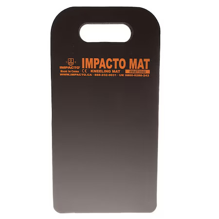 Impacto Mat5040 Kneeling Mat, 16 X 8 In., Black