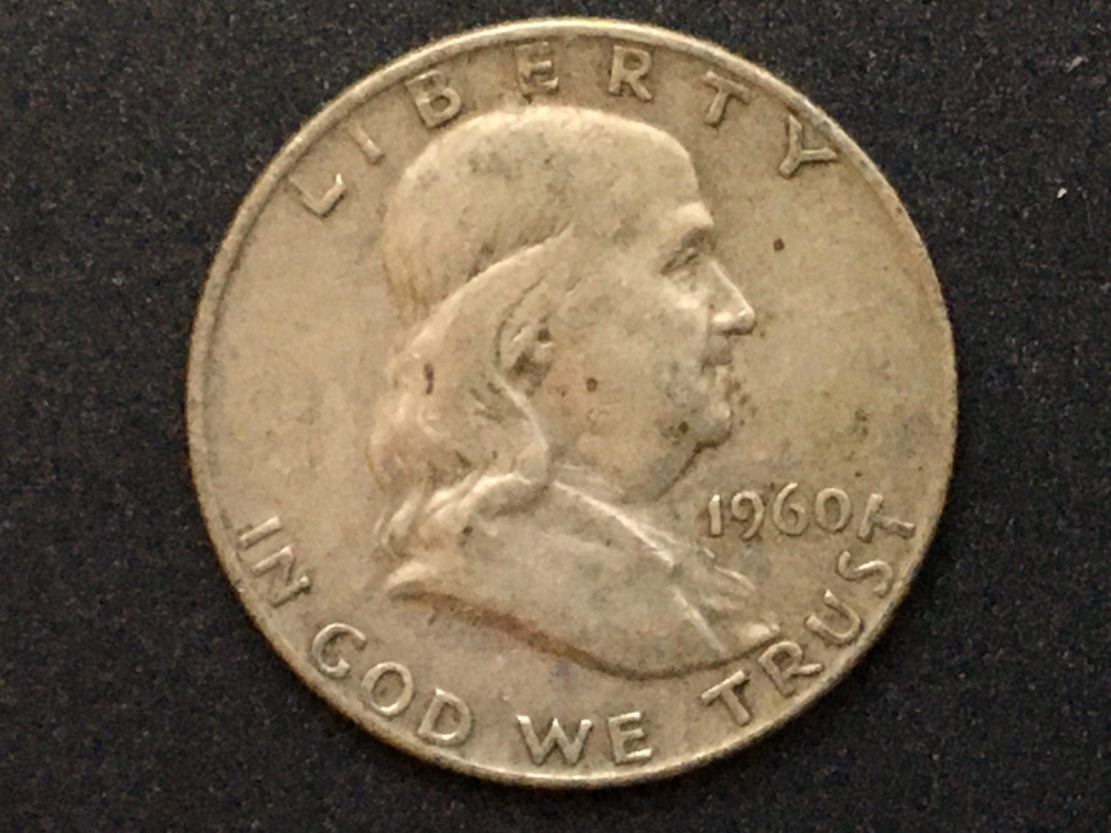 1960 D Franklin Half Dollar
