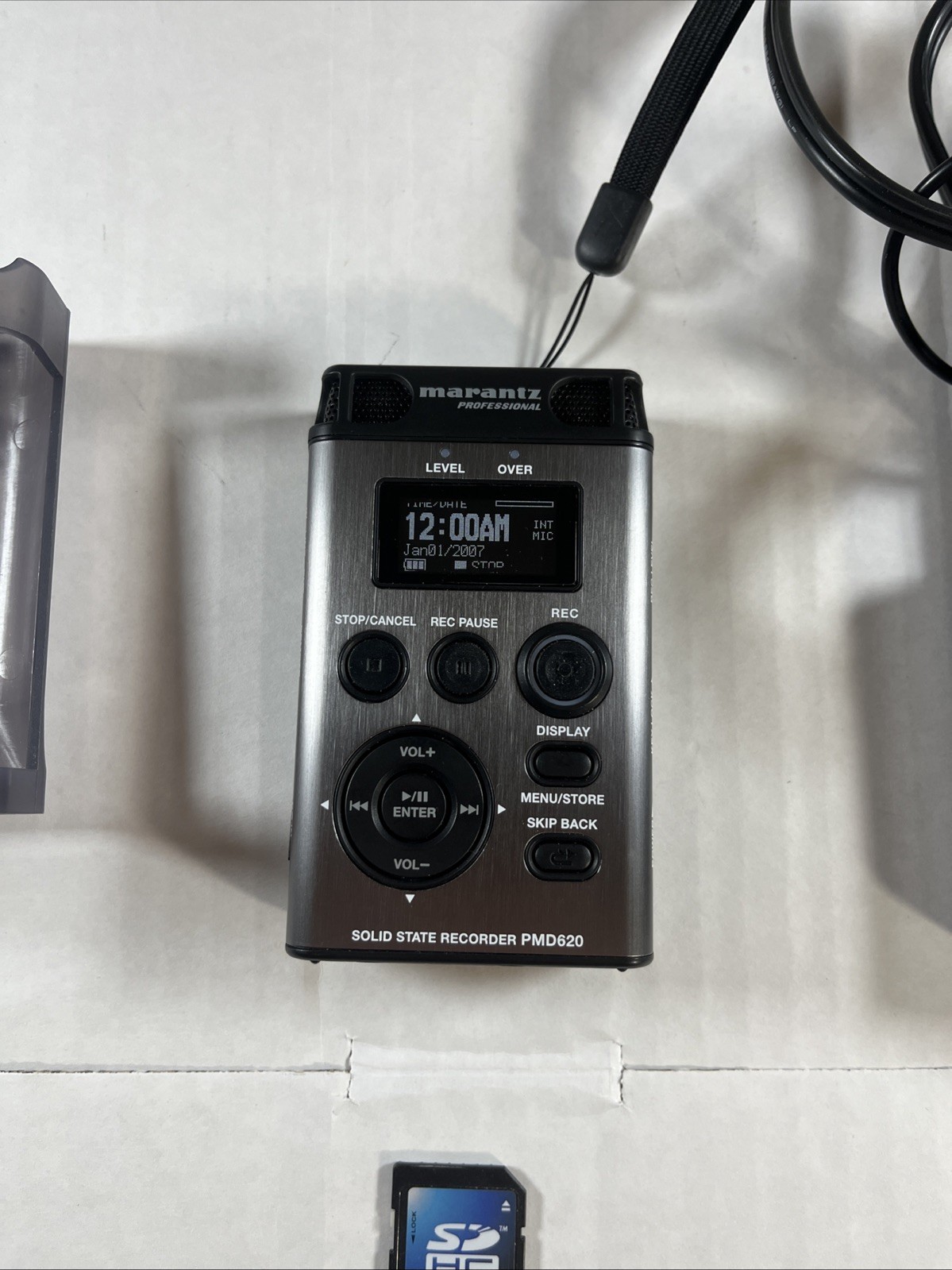 Marantz PMD620 Digital Handheld Recorder w/Power Adapter (WORKS)