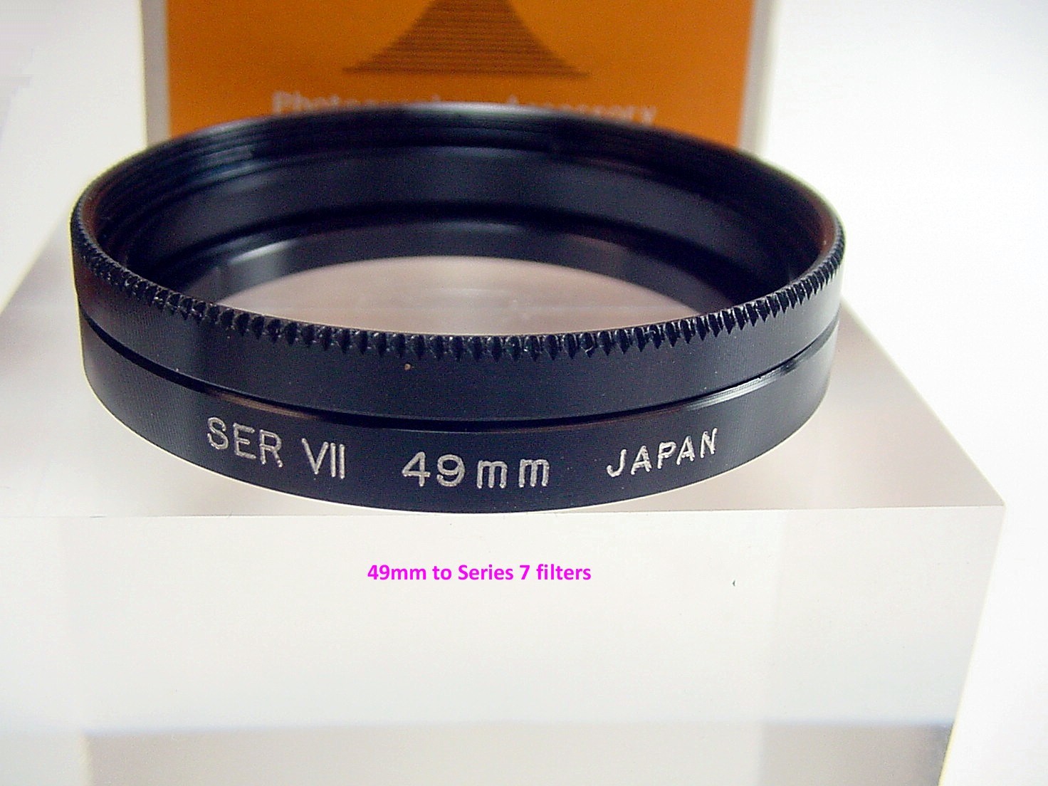 49mm - Ser 7 Step-Up Adapter Ring | Metal | Vemar Japan | Box | New | $6.95