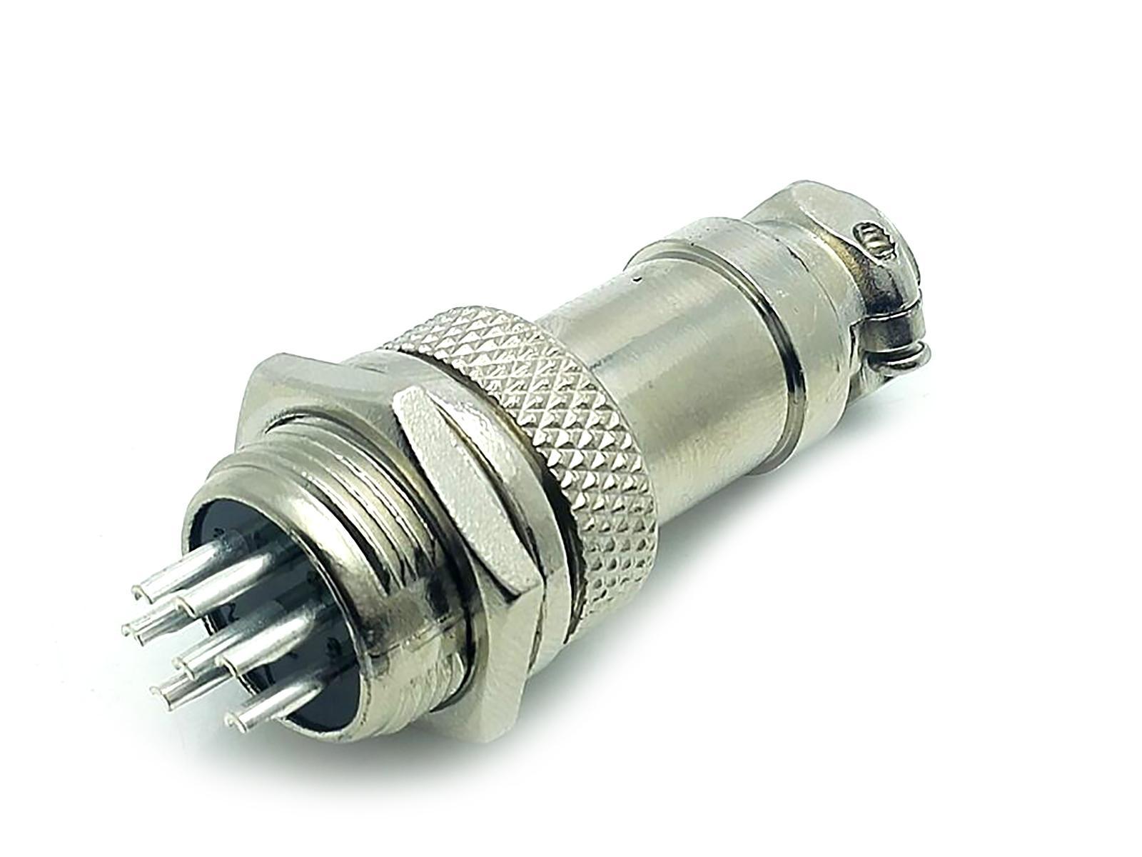 US Stock 5Pair Aviation Plug 7 Pins Male Female Panel Wire Connector 16mm GX16-7