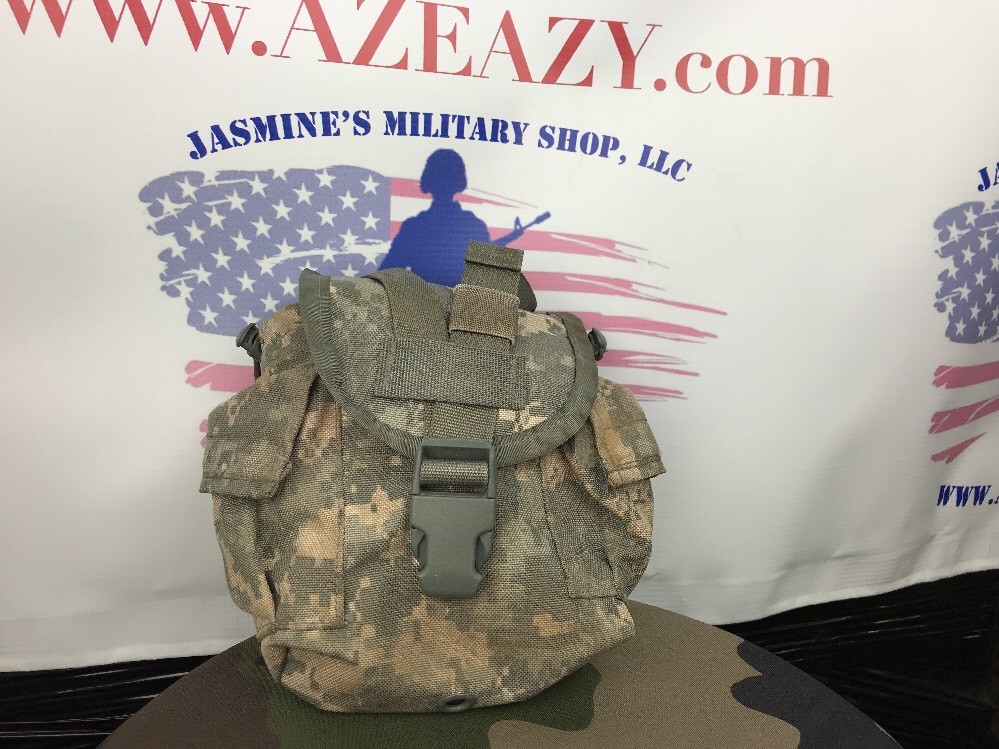 US MILITARY ACU MOLLE II CANTEEN / GENERAL PURPOSE POUCH - EUC