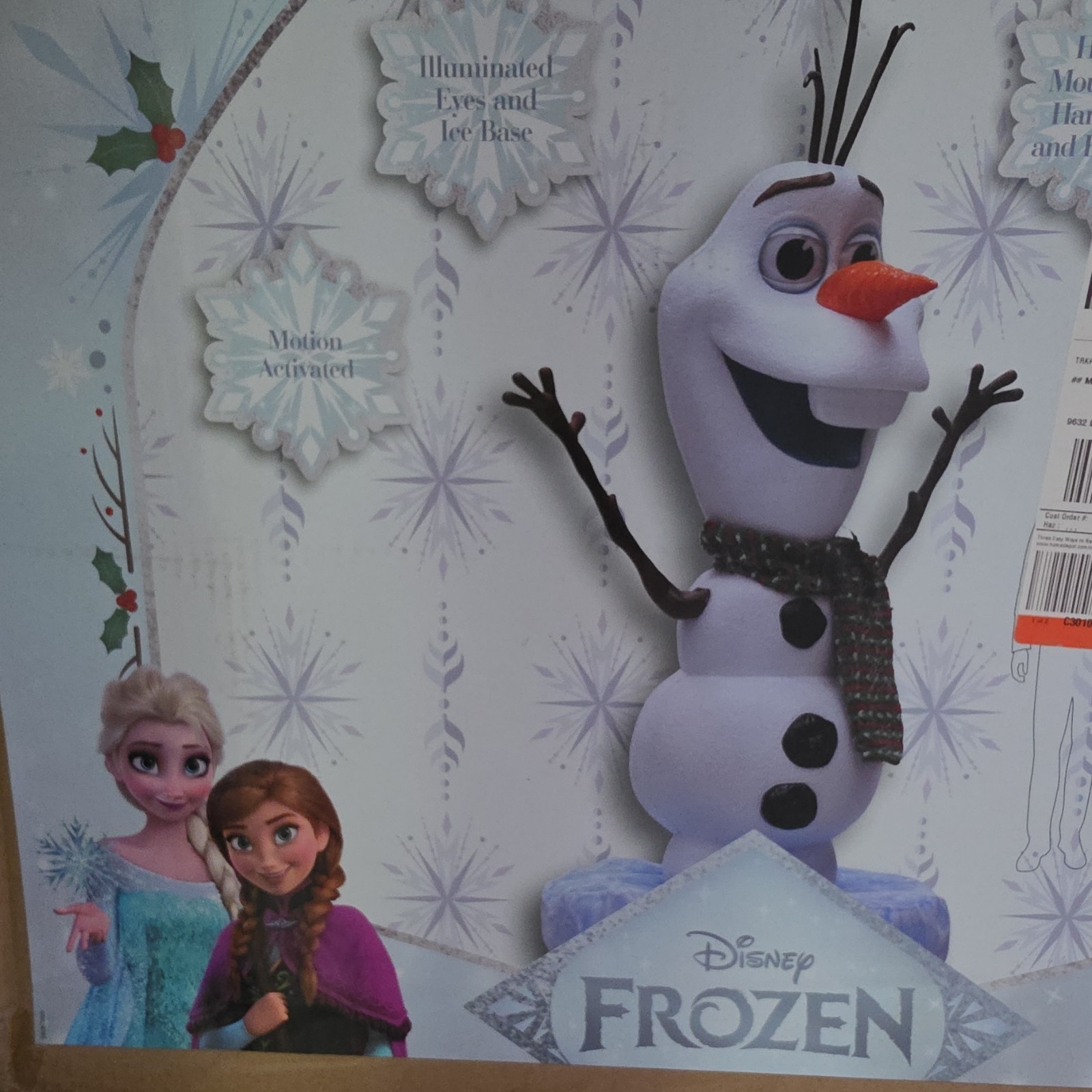 Home Accents Holiday Disney Frozen Olaf Animated Motion Activated Christmas Prop