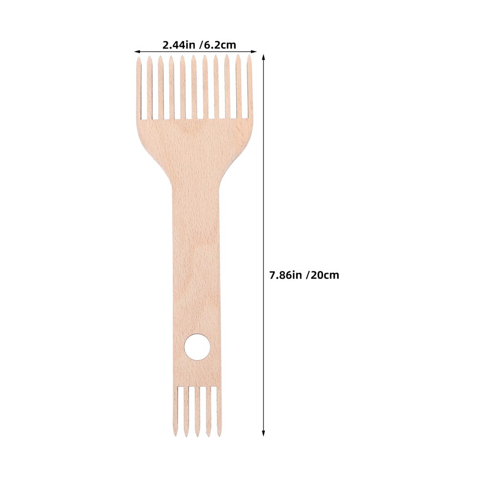 2 Pcs Loom Set Weaving Tools Tapestry Comb Knitting Machine Combs