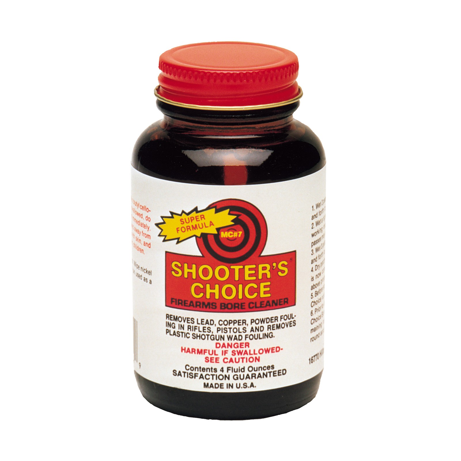Shooters Choice SHFMC704 MC-7 Bore Cleaner Universal 4oz