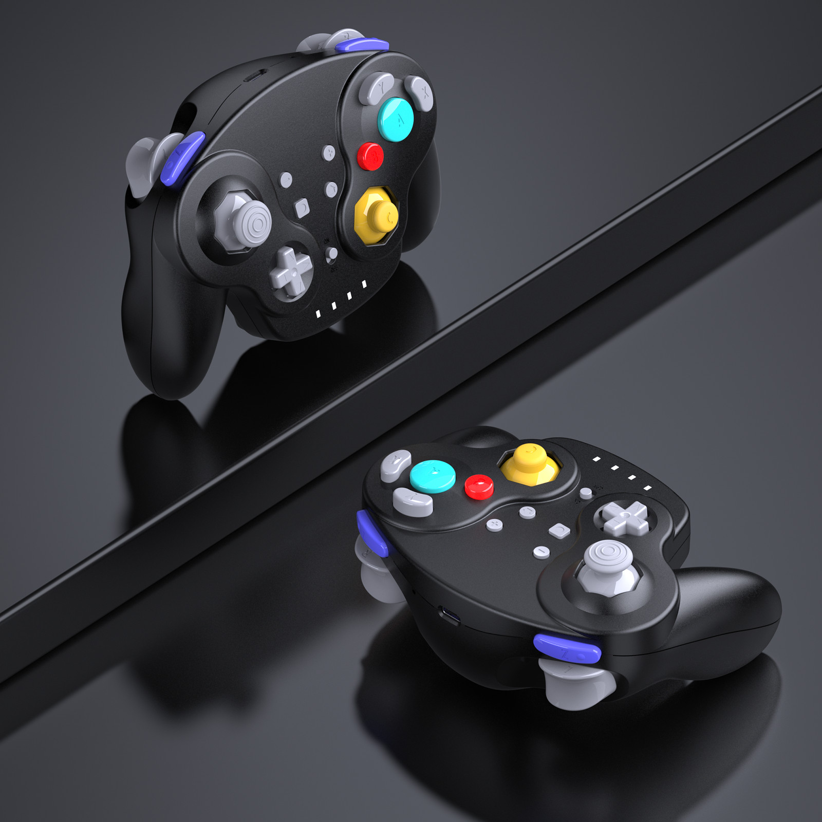 Wireless 2.4 G For Nintendo GameCube NSO Switch PC Mac Windows USB Controller