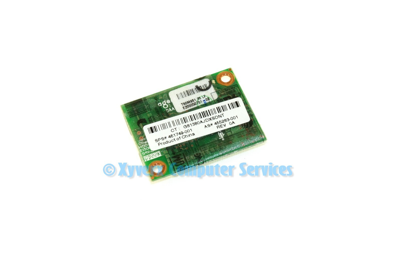 461749-001 GENUINE ORIGINAL HP MODEM CARD PAVILION DV7-2111US (CB76)