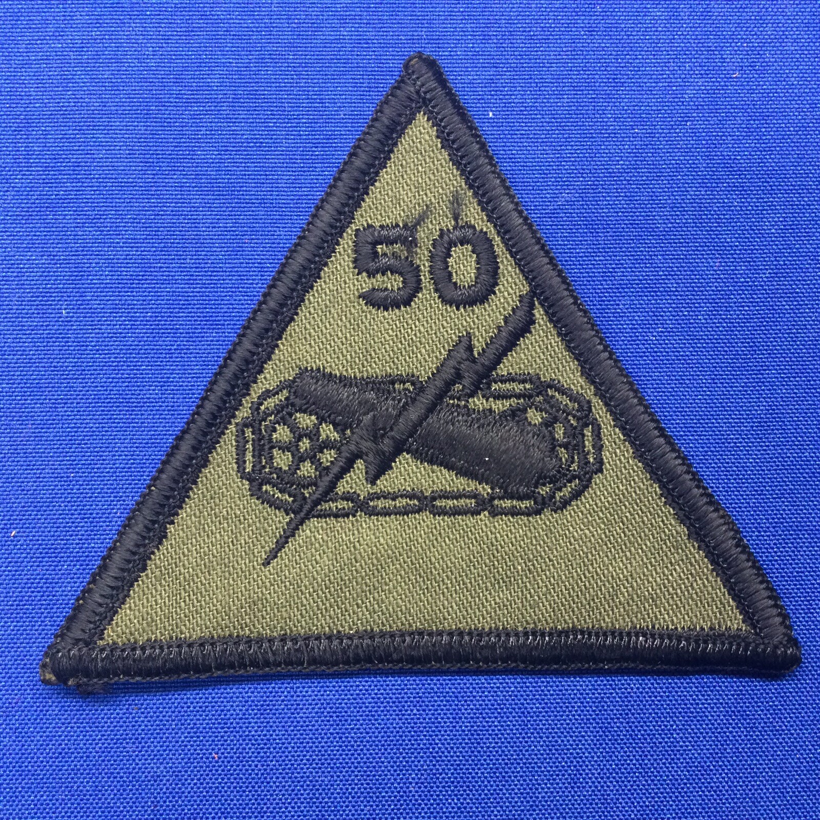 50th Armored Division U.S. Army Subdued Military Patch 249B1A