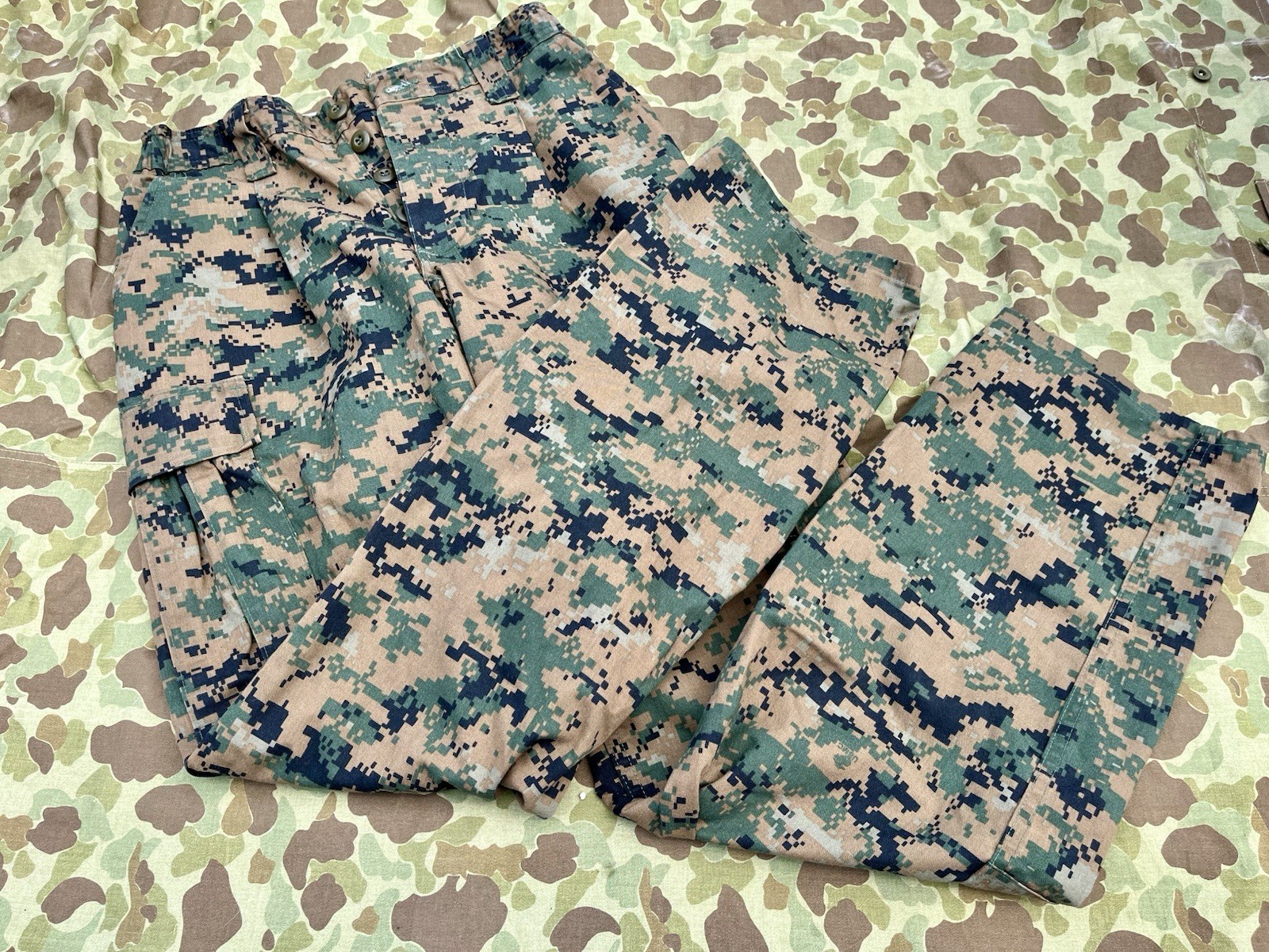 S-R USMC MCTCU Experimental Frog Tropical Jungle Uniform Trouser Pants Small