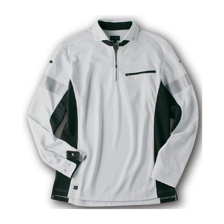 【 JAPAN WORK WEAR Nk Long Sleeve Polo Shirt】takayaTWA250
