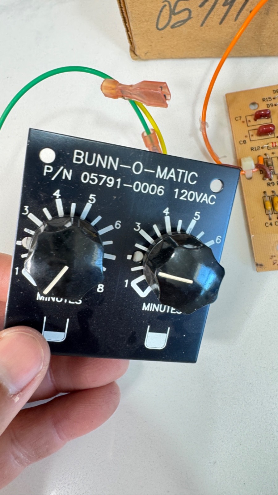 Bunn-O-Matic 05791.1006 TIMER KIT 8 MIN-120V-3