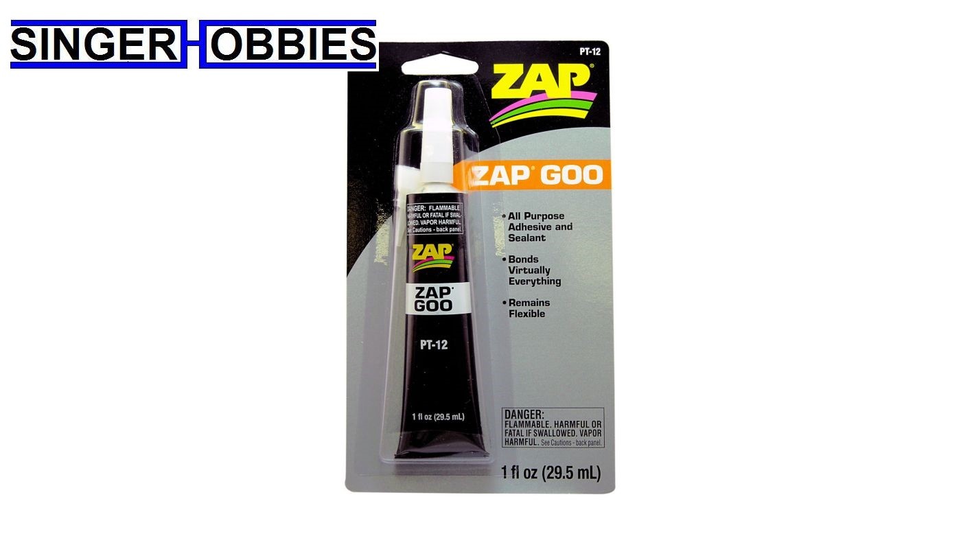ZAP Zap Goo All Purpose Adhesive and Sealant Flexible, 1 oz PAAPT12 HH