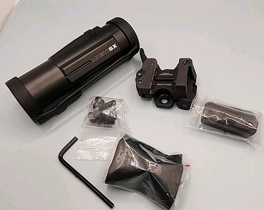 NEW Vortex Micro6X Magnifier with Quick Release Flip Mount V6XM