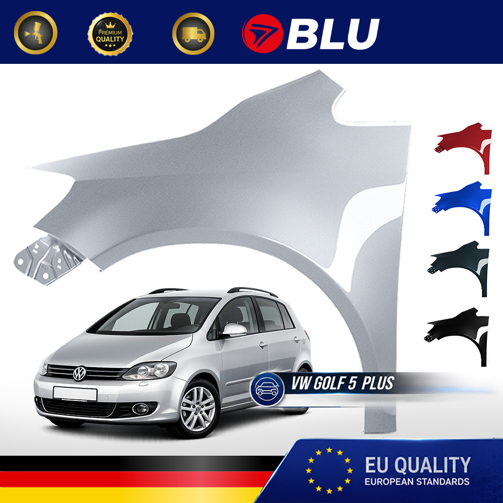 Fender For VW Golf V Plus 5 + LA7W Left Silver 05-09 Front Painted New