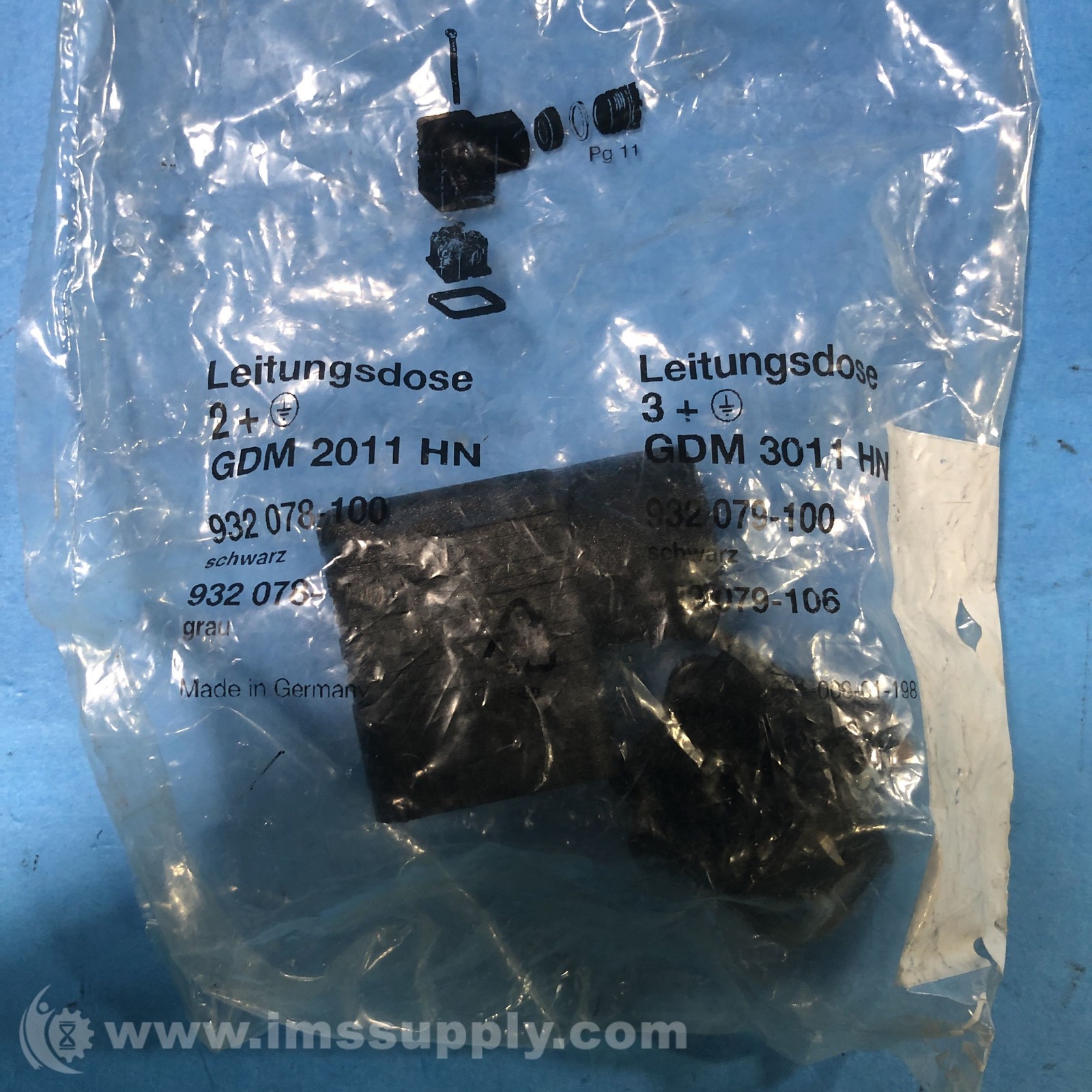 Hirschmann GDM 3011 HN Rectangular Power Connector FNOB