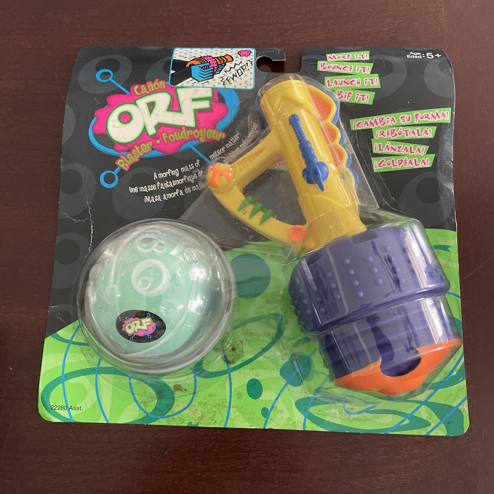 Orf Blaster 1997 Hasbro Toy Gun Vintage A Morfing mass of meteor matter! Canon