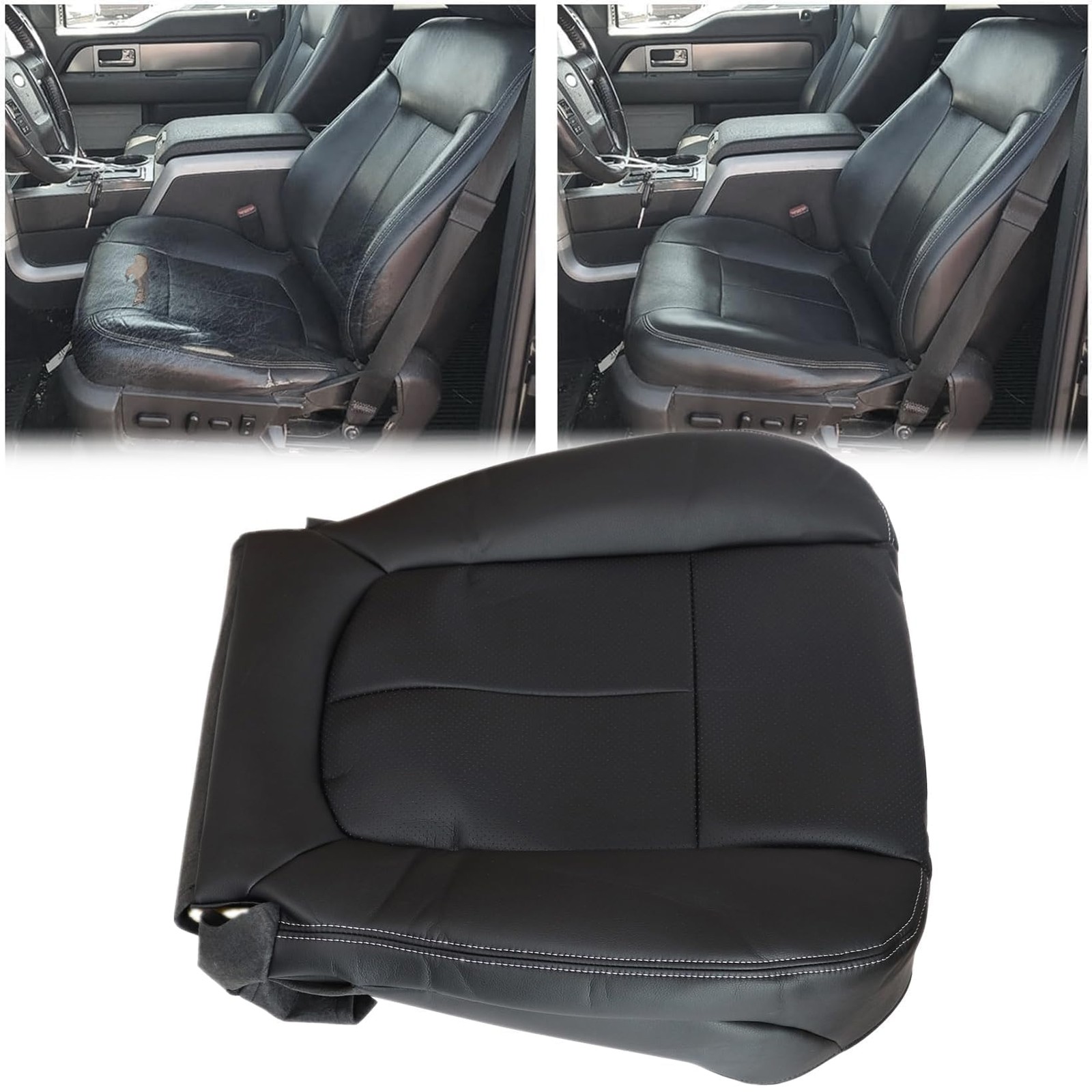 NLQR Front Driver Side Bottom Replacement Perforated Bottom, Black