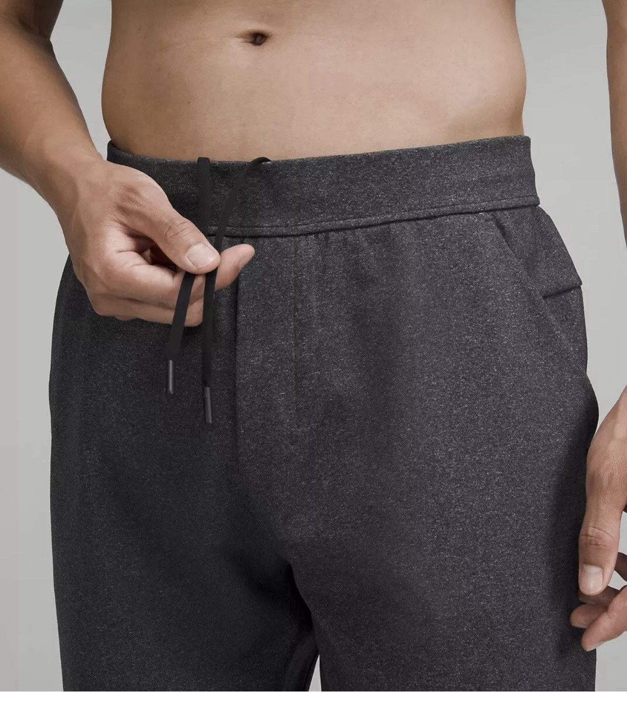 LULULEMON Mens Heathered Dark Gray Discipline Pants Sweatpants Medium