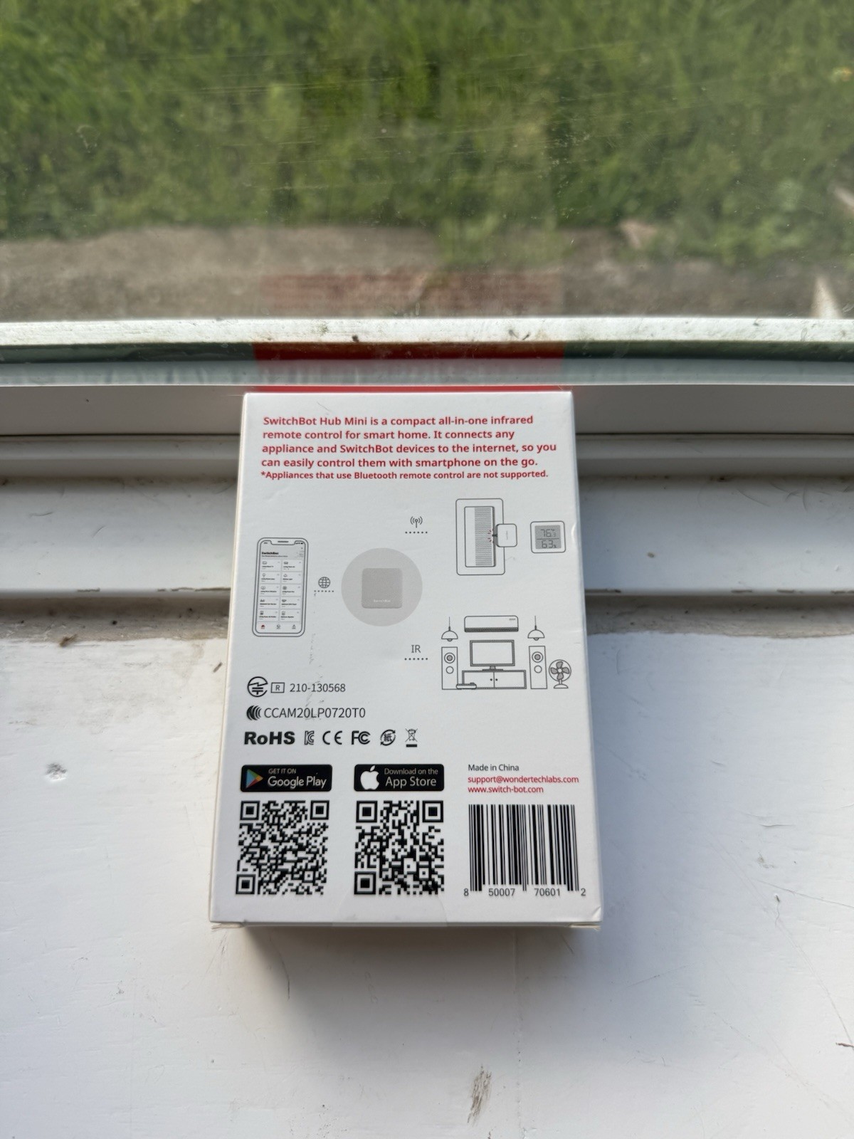 SwitchBot Hub Mini Smart Remote IR Blaster Link Switch Bot *OPEN-BOX/NEW*