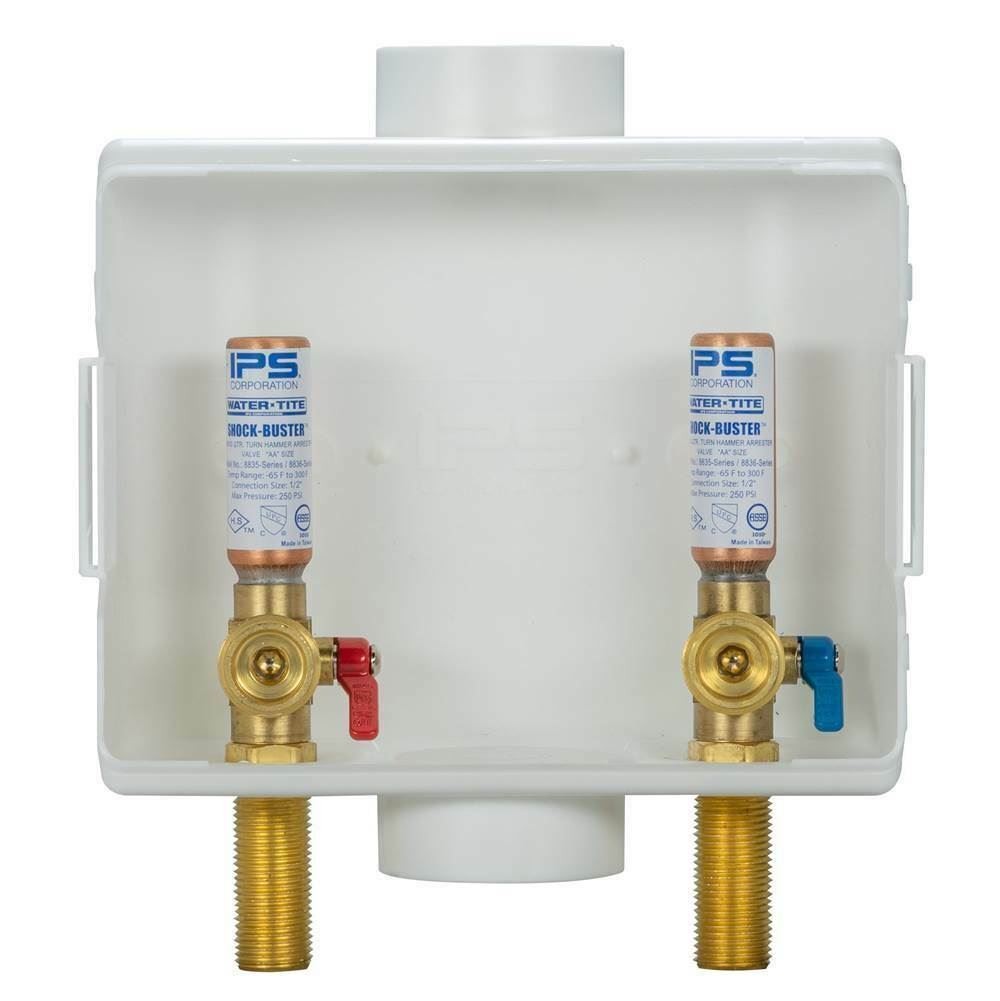 Water-Tite Drain Machine Supply Box CDOB W/ QT 1/2SLD CON (W4700HACP)