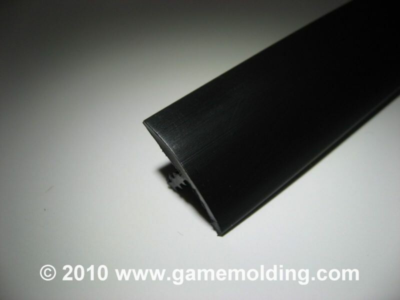 25 FT 3/4 INCH Smooth Black T-Molding (Arcade, MAME) FAST SHIP!