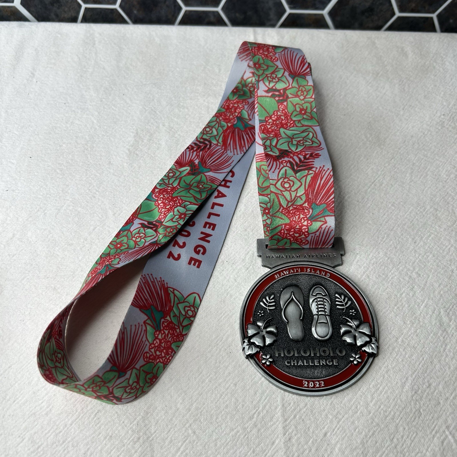 2022 MAUI HAWAIIAN AIRLINES HOLO HOLO CHALLENGE FINISHERS MEDAL HAWAII
