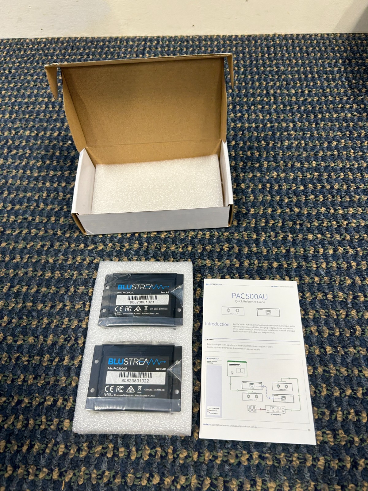 Bluestream Audio Over CAT PAC500AU