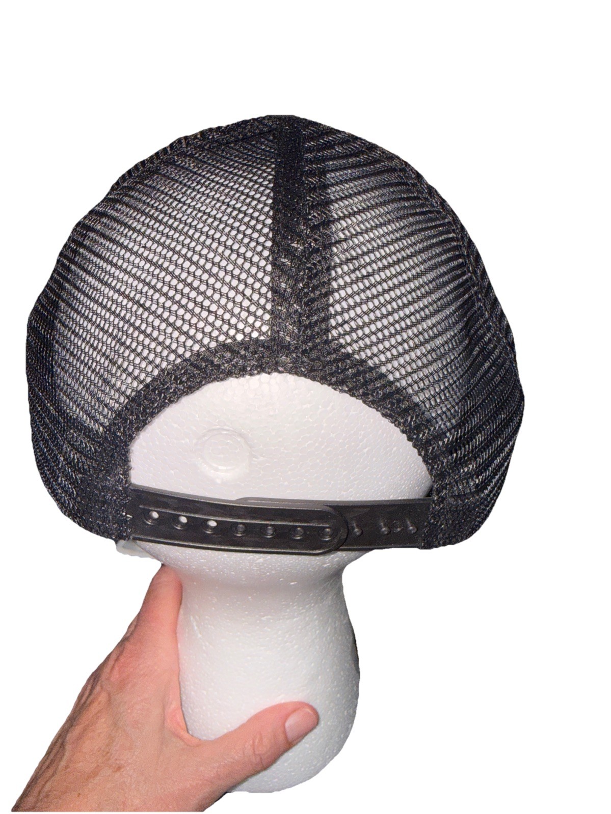 STANLEY Infrastructure in Yellow on Black Trucker Hat Cap Snapback Black Mesh