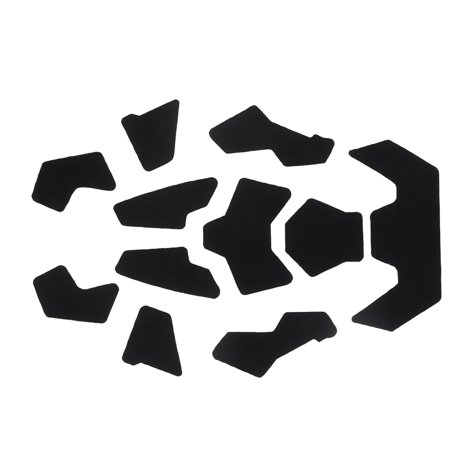 Cool Black Helmets Magic Sticky Sticker For All Fast Helmets b