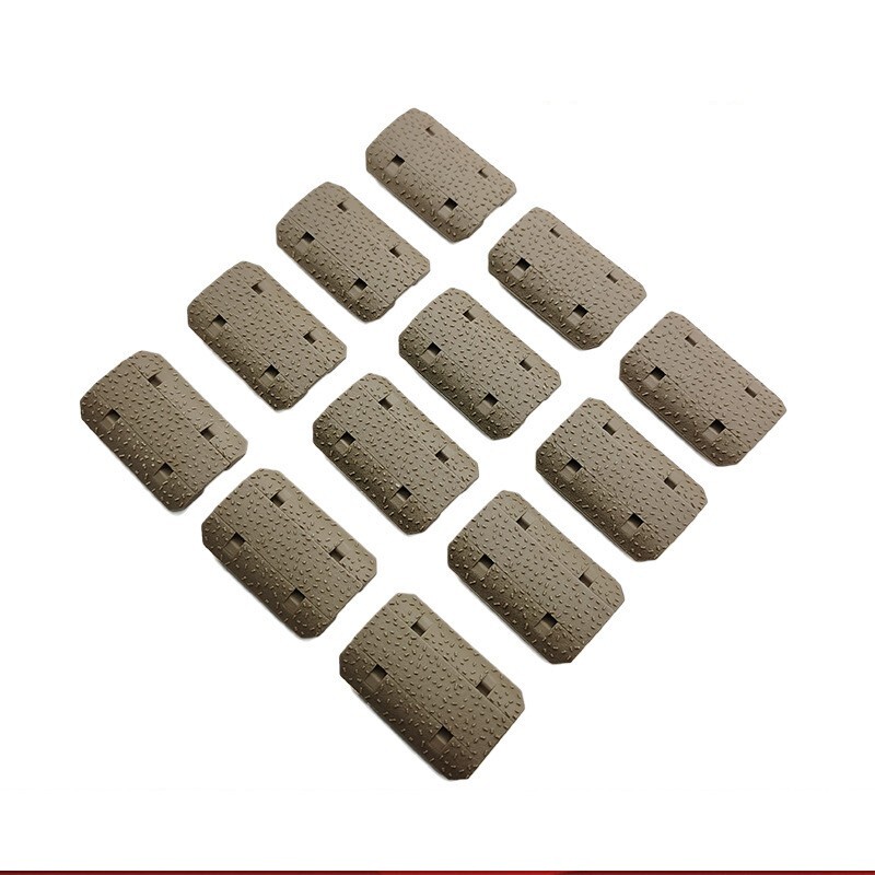 M-lok Rail Cover 12 Piece Polymer Mlok System Covers Fit Mlok Rail System Black