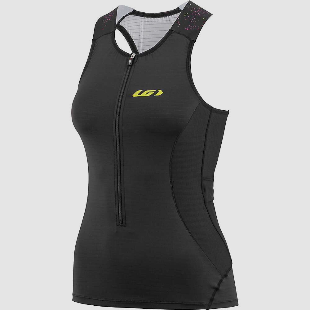 $95 Louis Garneau Women's Black Pro Carbon Swim Top Triathlon Cycling Size XL