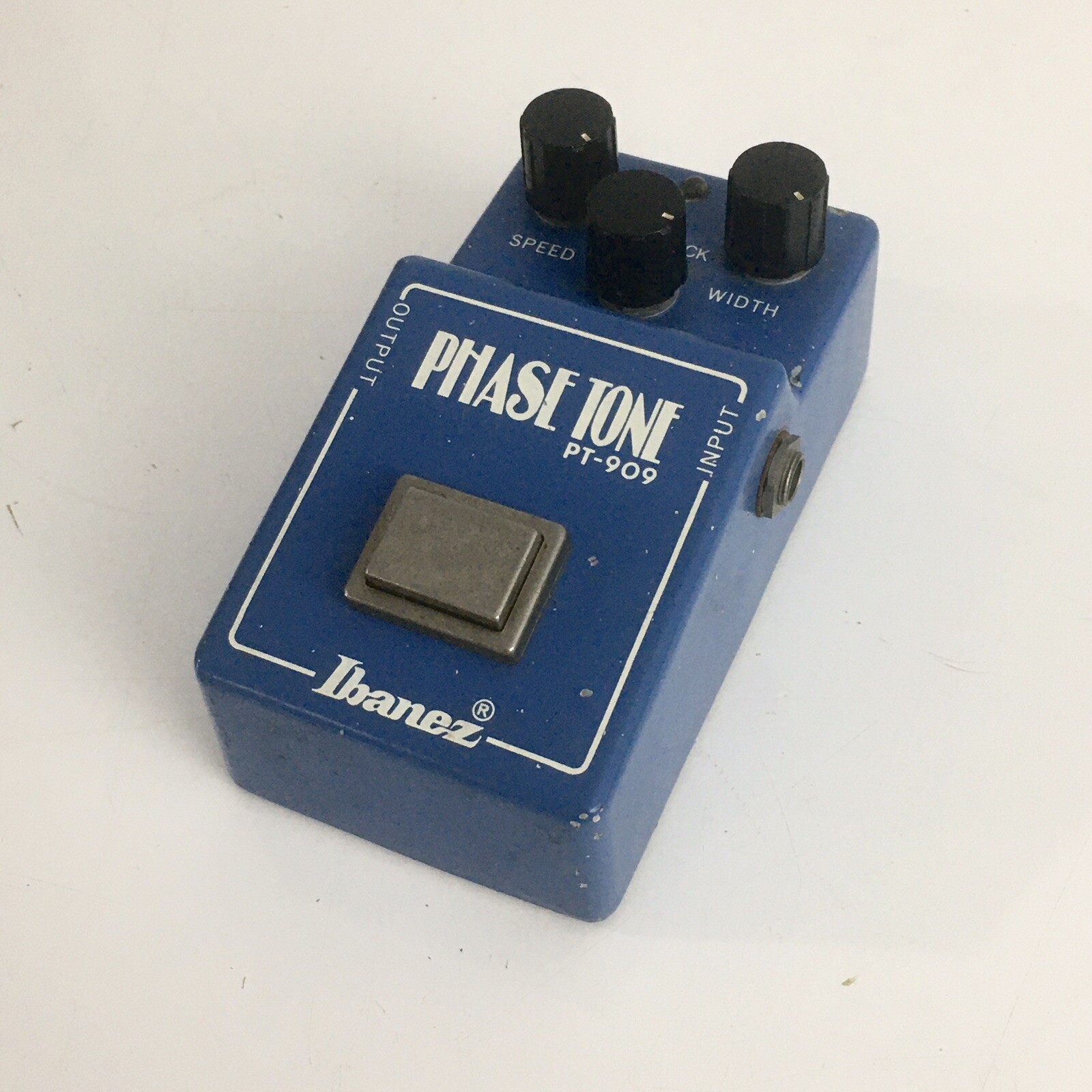 Vintage Ibanez PT-909 Guitar Effects Phase Tone Pedal 1980s Made in Japan Blue