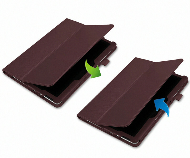 For Microsoft Surface Go 10 inch Tablet Folio Case Stand PU Leather Cover