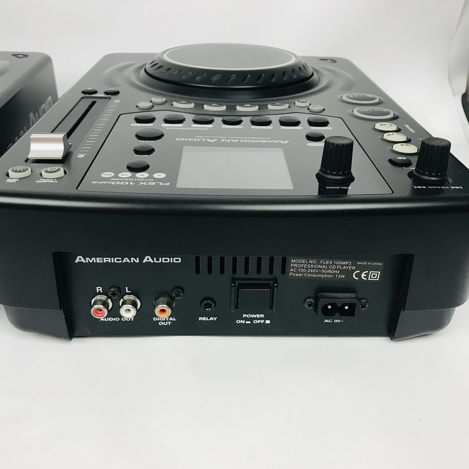 American Audio Q-D6 PreAmp Mixer W/ 2 Flex 100 MP3 CD Player, Rolling Case