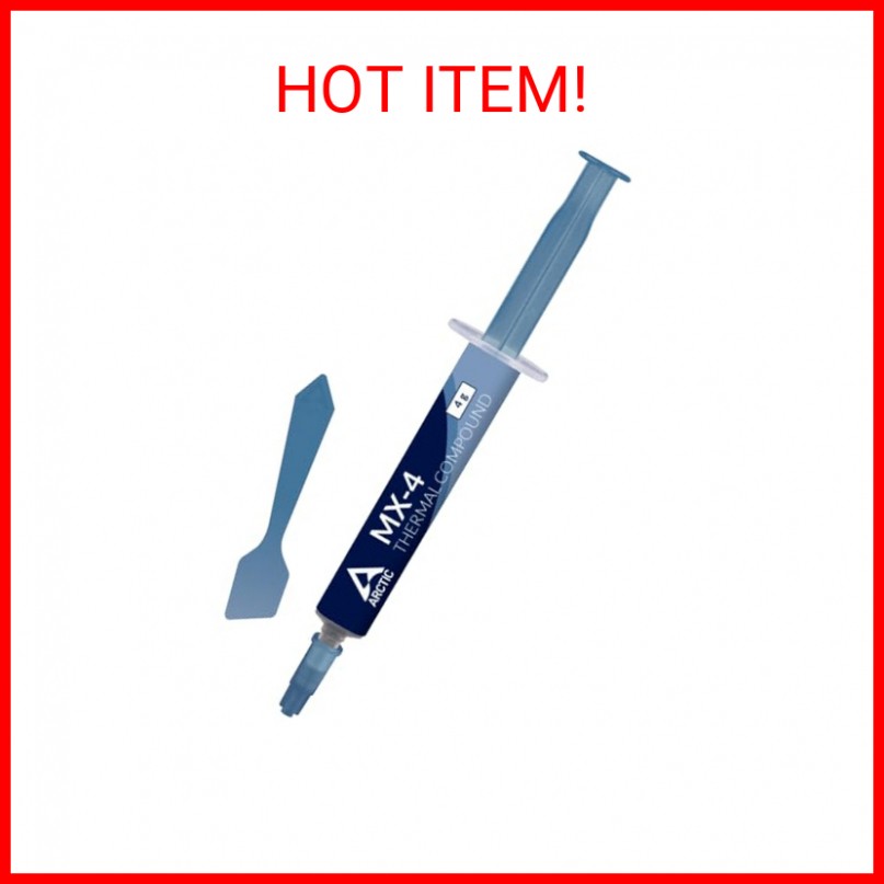 ARCTIC MX-4 (incl. Spatula, 4 g) - Premium Performance Thermal Paste for All Pro