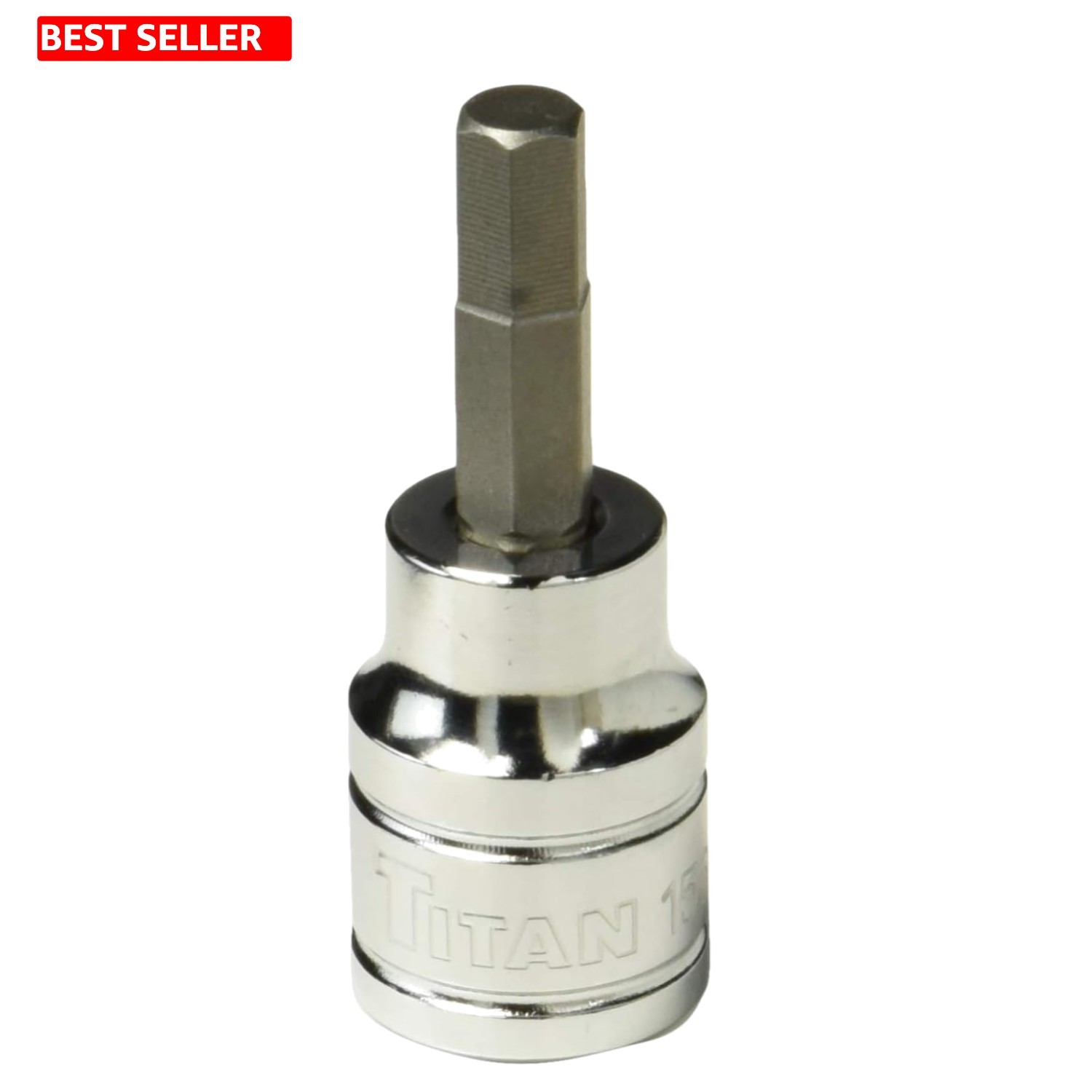 Durable 3/8-Inch Drive Hex Socket - 6mm S2 Steel with Corrosion-Resistant Finish