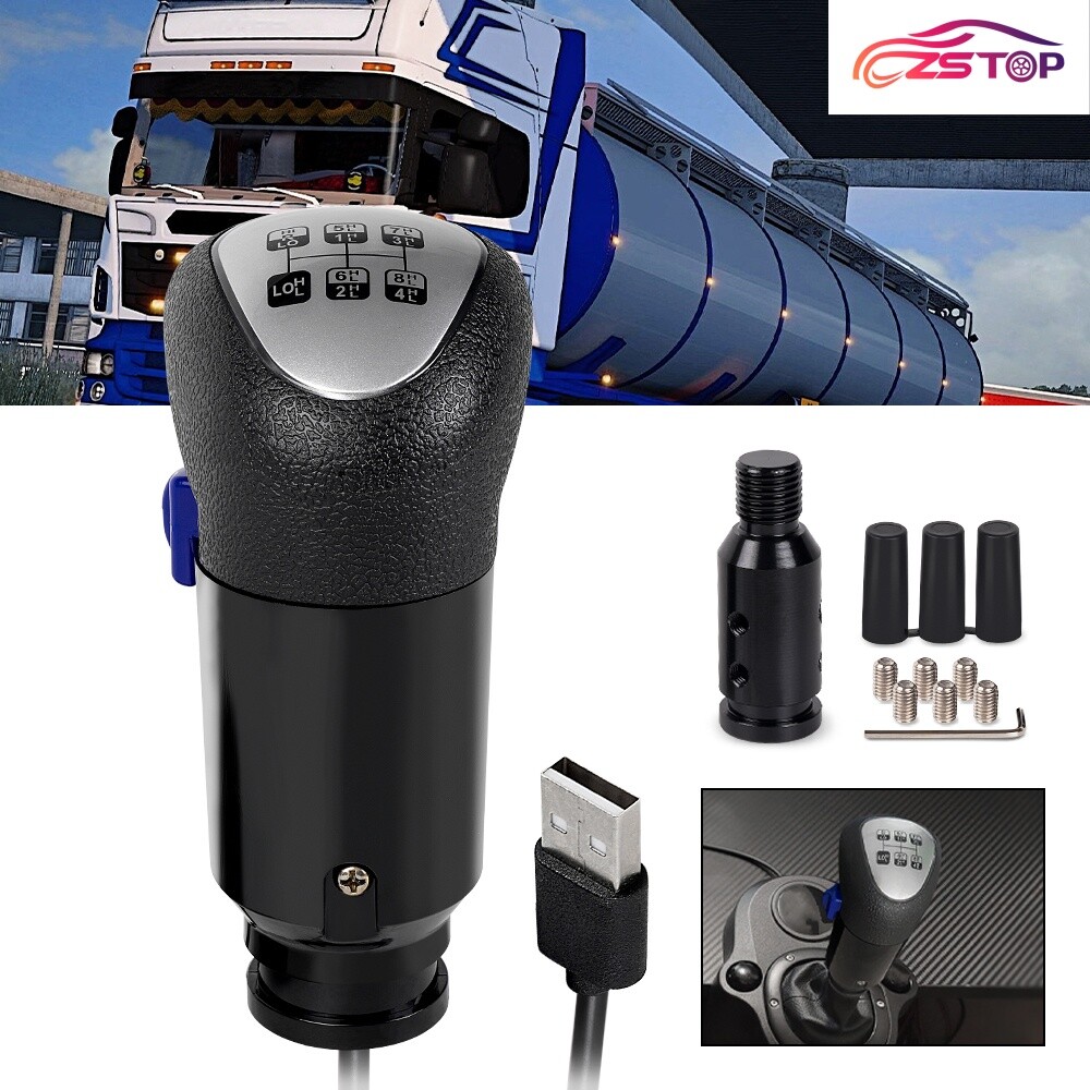 USB American Truck Simulator Shifter, Gearshift Knob for ATS & ETS2 Games
