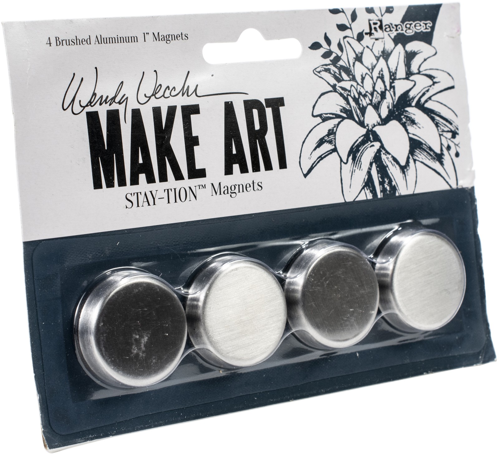 Wendy Vecchi MAKE ART Stay-tion 1 Magnets 4/Pkg