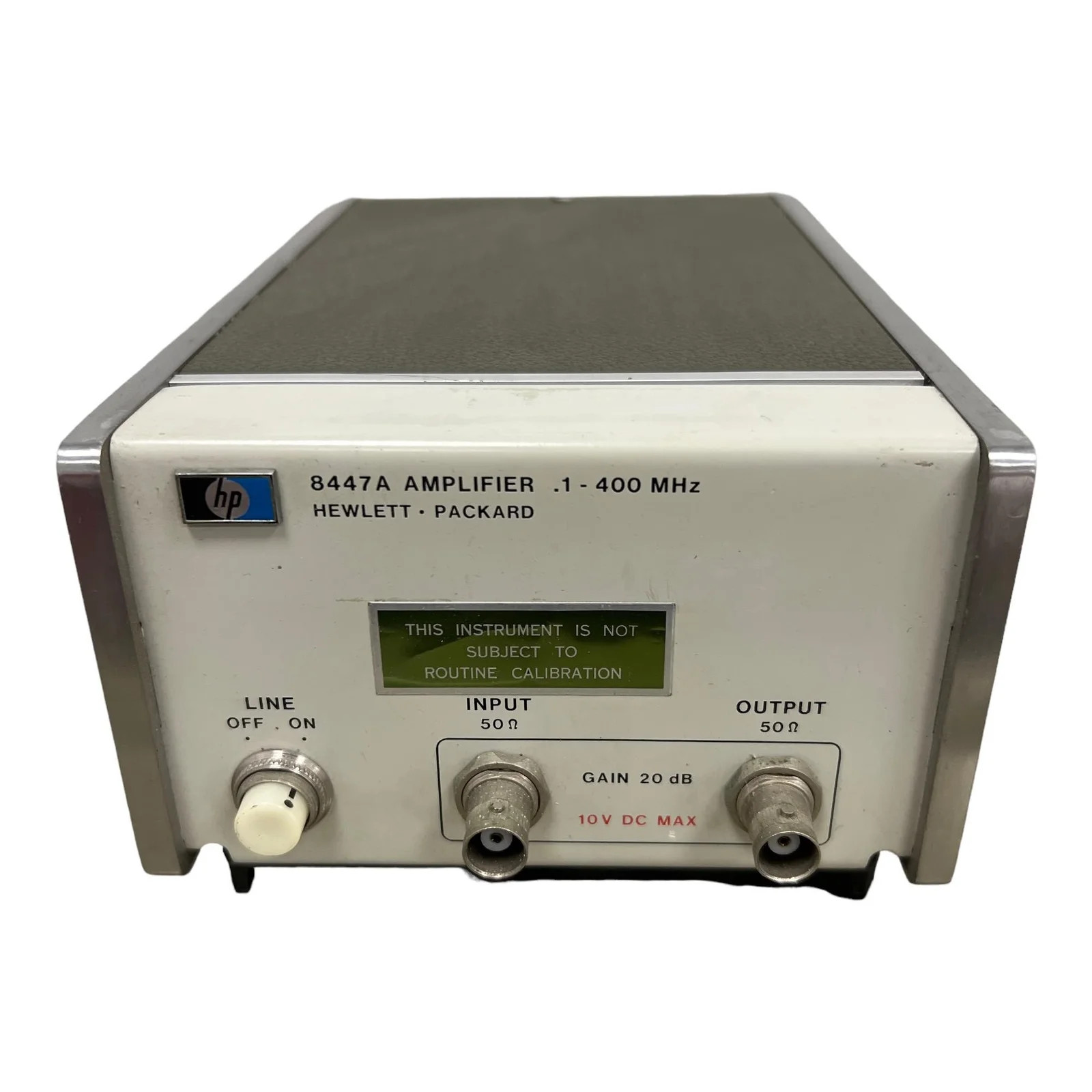 8447A HP RF Amplifier 0.1-400MHZ 20db Gain
