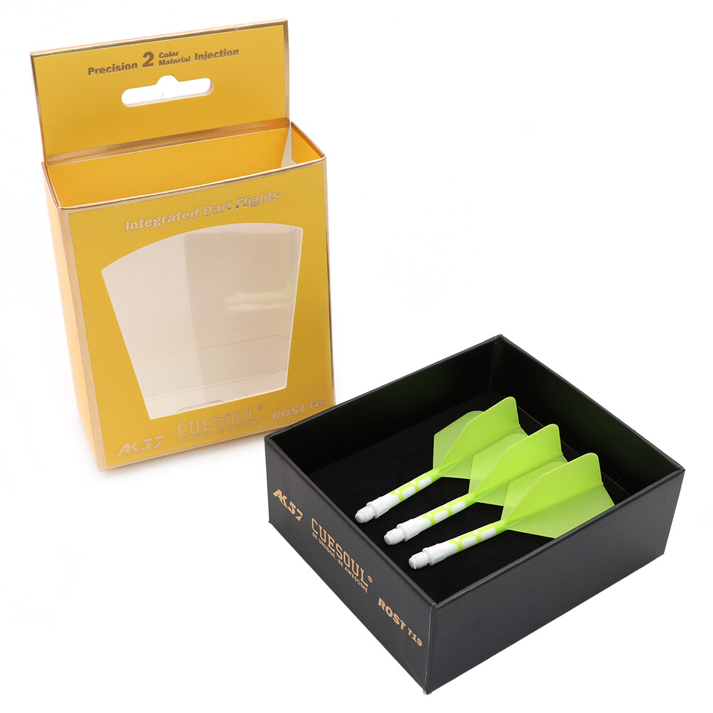 CUESOUL 2022 929 New Launch ROST T19 Integrated Dart Shaft and Flights-Green