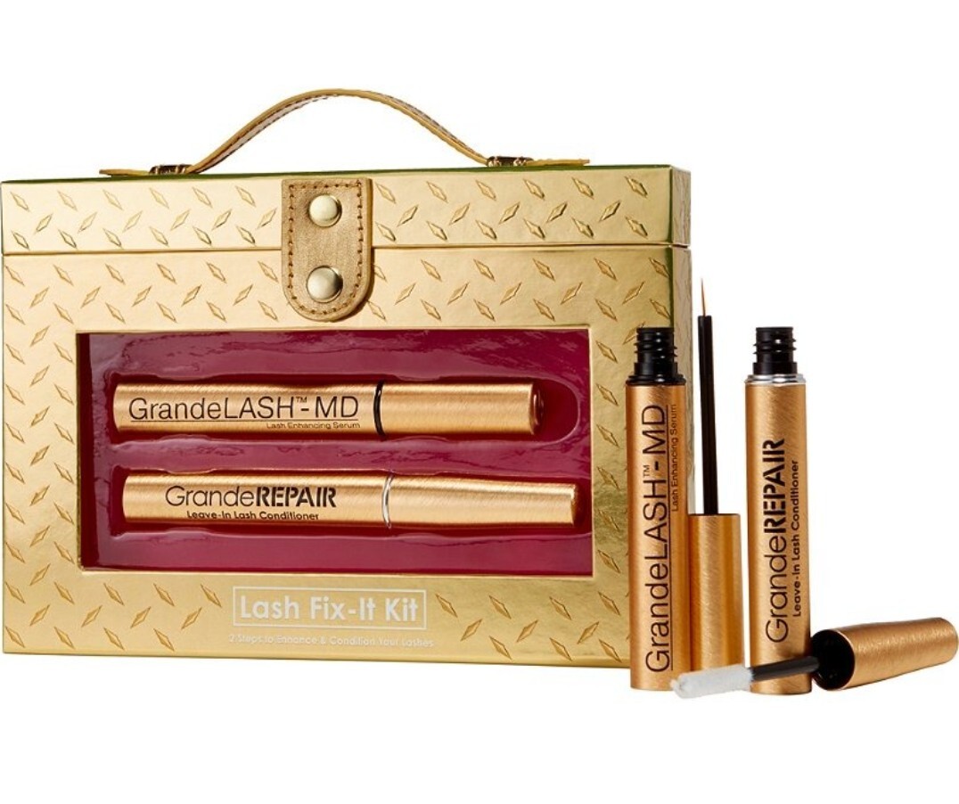 Grande Cosmetics Lash Fix It Kit 2-Pc Full Size NIB